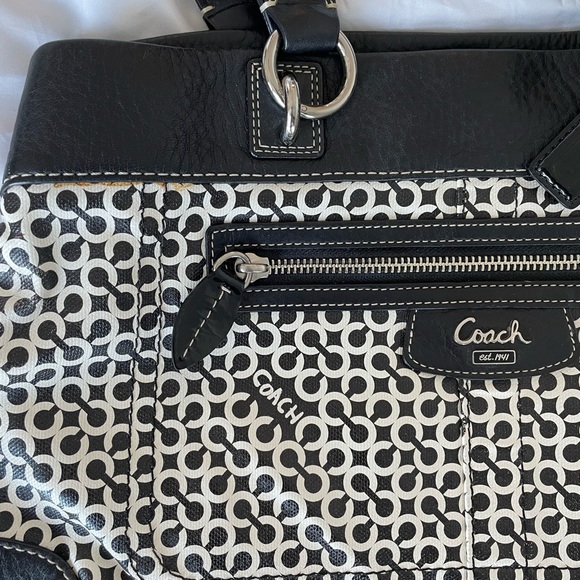 Authentic Coach Penelope Op Art Bag - Picture 3 of 5